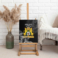 First Empire of Haiti Personalized Canvas Wall Art Black Hibiscus Liberte ou la Mort!