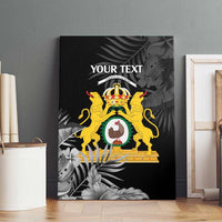 First Empire of Haiti Personalized Canvas Wall Art Black Hibiscus Liberte ou la Mort!