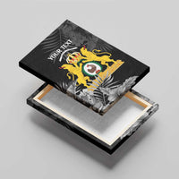 First Empire of Haiti Personalized Canvas Wall Art Black Hibiscus Liberte ou la Mort!