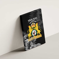 First Empire of Haiti Personalized Canvas Wall Art Black Hibiscus Liberte ou la Mort!