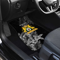 First Empire of Haiti Personalized Car Mats Black Hibiscus Liberte ou la Mort!