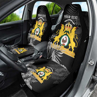 First Empire of Haiti Personalized Car Seat Cover Black Hibiscus Liberte ou la Mort!