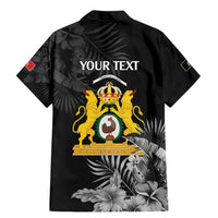 First Empire of Haiti Personalized Family Matching Mermaid Dress and Hawaiian Shirt Black Hibiscus Liberte ou la Mort!