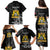 First Empire of Haiti Personalized Family Matching Puletasi and Hawaiian Shirt Black Hibiscus Liberte ou la Mort!