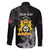 First Empire of Haiti Personalized Family Matching Puletasi and Hawaiian Shirt Black Hibiscus Liberte ou la Mort!
