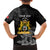 First Empire of Haiti Personalized Family Matching Tank Maxi Dress and Hawaiian Shirt Black Hibiscus Liberte ou la Mort!