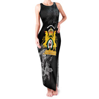 First Empire of Haiti Personalized Family Matching Tank Maxi Dress and Hawaiian Shirt Black Hibiscus Liberte ou la Mort!