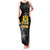 First Empire of Haiti Personalized Family Matching Tank Maxi Dress and Hawaiian Shirt Black Hibiscus Liberte ou la Mort!