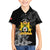 First Empire of Haiti Personalized Family Matching Tank Maxi Dress and Hawaiian Shirt Black Hibiscus Liberte ou la Mort!