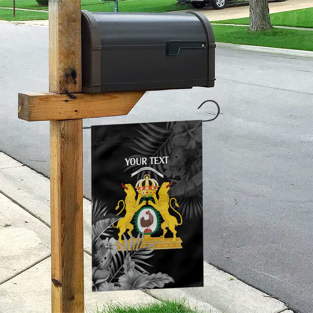 First Empire of Haiti Personalized Garden Flag Black Hibiscus Liberte ou la Mort!