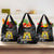 First Empire of Haiti Personalized Grocery Bag Black Hibiscus Liberte ou la Mort!