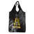 First Empire of Haiti Personalized Grocery Bag Black Hibiscus Liberte ou la Mort!