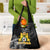 First Empire of Haiti Personalized Grocery Bag Black Hibiscus Liberte ou la Mort!