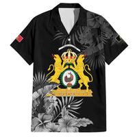 First Empire of Haiti Personalized Hawaiian Shirt Black Hibiscus Liberte ou la Mort!