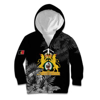 First Empire of Haiti Personalized Kid Hoodie Black Hibiscus Liberte ou la Mort!