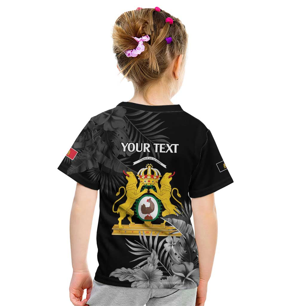 First Empire of Haiti Personalized Kid T Shirt Black Hibiscus Liberte ou la Mort!