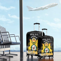 First Empire of Haiti Personalized Luggage Cover Black Hibiscus Liberte ou la Mort!