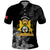 First Empire of Haiti Personalized Polo Shirt Black Hibiscus Liberte ou la Mort!