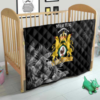 First Empire of Haiti Personalized Quilt Black Hibiscus Liberte ou la Mort!