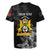 First Empire of Haiti Personalized Rugby Jersey Black Hibiscus Liberte ou la Mort!