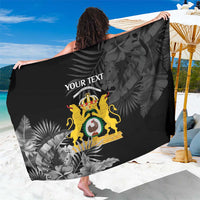 First Empire of Haiti Personalized Sarong Black Hibiscus Liberte ou la Mort!