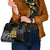 First Empire of Haiti Personalized Shoulder Handbag Black Hibiscus Liberte ou la Mort!