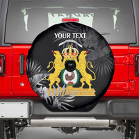 First Empire of Haiti Personalized Spare Tire Cover Black Hibiscus Liberte ou la Mort!