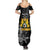 First Empire of Haiti Personalized Summer Maxi Dress Black Hibiscus Liberte ou la Mort!