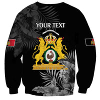 First Empire of Haiti Personalized Sweatshirt Black Hibiscus Liberte ou la Mort!