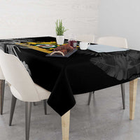 First Empire of Haiti Personalized Tablecloth Black Hibiscus Liberte ou la Mort!