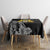First Empire of Haiti Personalized Tablecloth Black Hibiscus Liberte ou la Mort!