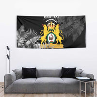 First Empire of Haiti Personalized Tapestry Black Hibiscus Liberte ou la Mort!