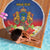 Second Empire of Haiti 1849-1859 Personalized Beach Blanket Tropical Hibiscus Flowers