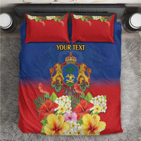 Second Empire of Haiti 1849-1859 Personalized Bedding Set Tropical Hibiscus Flowers