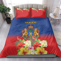 Second Empire of Haiti 1849-1859 Personalized Bedding Set Tropical Hibiscus Flowers