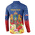 Second Empire of Haiti 1849-1859 Personalized Button Sweatshirt Tropical Hibiscus Flowers