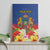 Second Empire of Haiti 1849-1859 Personalized Canvas Wall Art Tropical Hibiscus Flowers