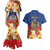 Second Empire of Haiti 1849-1859 Personalized Couples Matching Mermaid Dress and Hawaiian Shirt Tropical Hibiscus Flowers