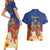 Second Empire of Haiti 1849-1859 Personalized Couples Matching Short Sleeve Bodycon Dress and Hawaiian Shirt Tropical Hibiscus Flowers