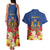 Second Empire of Haiti 1849-1859 Personalized Couples Matching Tank Maxi Dress and Hawaiian Shirt Tropical Hibiscus Flowers