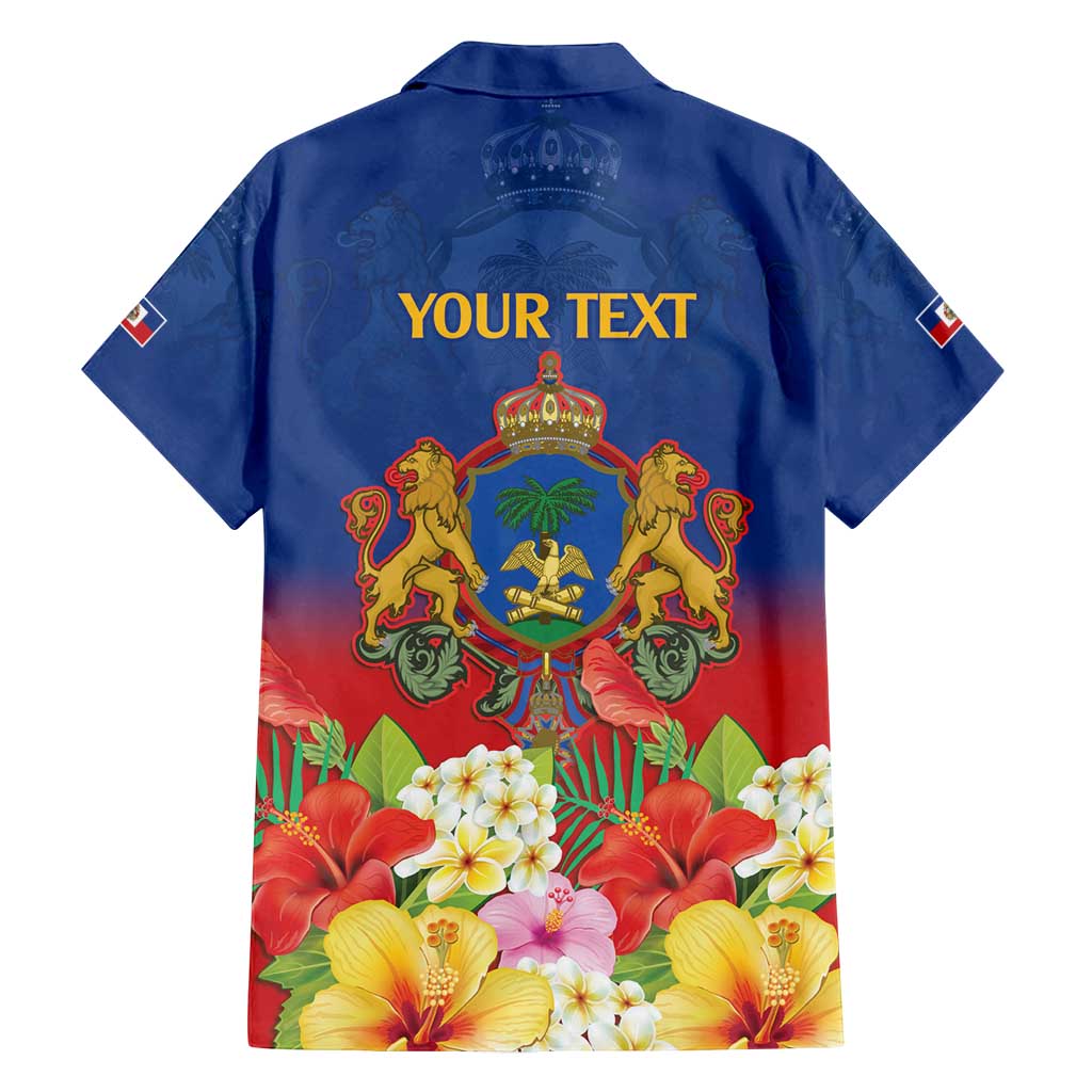 Second Empire of Haiti 1849-1859 Personalized Family Matching Long Sleeve Bodycon Dress and Hawaiian Shirt Tropical Hibiscus Flowers