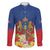 Second Empire of Haiti 1849-1859 Personalized Family Matching Long Sleeve Bodycon Dress and Hawaiian Shirt Tropical Hibiscus Flowers