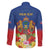 Second Empire of Haiti 1849-1859 Personalized Family Matching Long Sleeve Bodycon Dress and Hawaiian Shirt Tropical Hibiscus Flowers