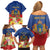 Second Empire of Haiti 1849-1859 Personalized Family Matching Off Shoulder Short Dress and Hawaiian Shirt Tropical Hibiscus Flowers