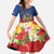 Second Empire of Haiti 1849-1859 Personalized Family Matching Short Sleeve Bodycon Dress and Hawaiian Shirt Tropical Hibiscus Flowers