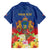 Second Empire of Haiti 1849-1859 Personalized Family Matching Short Sleeve Bodycon Dress and Hawaiian Shirt Tropical Hibiscus Flowers