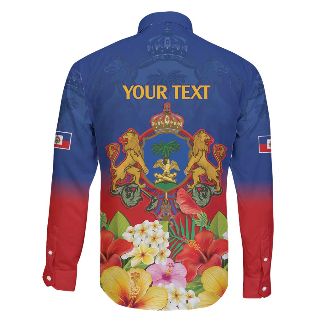 Second Empire of Haiti 1849-1859 Personalized Family Matching Short Sleeve Bodycon Dress and Hawaiian Shirt Tropical Hibiscus Flowers