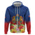 Second Empire of Haiti 1849-1859 Personalized Hoodie Tropical Hibiscus Flowers