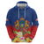 Second Empire of Haiti 1849-1859 Personalized Hoodie Tropical Hibiscus Flowers