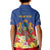 Second Empire of Haiti 1849-1859 Personalized Kid Polo Shirt Tropical Hibiscus Flowers